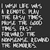 comment