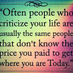 comment