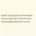 comment