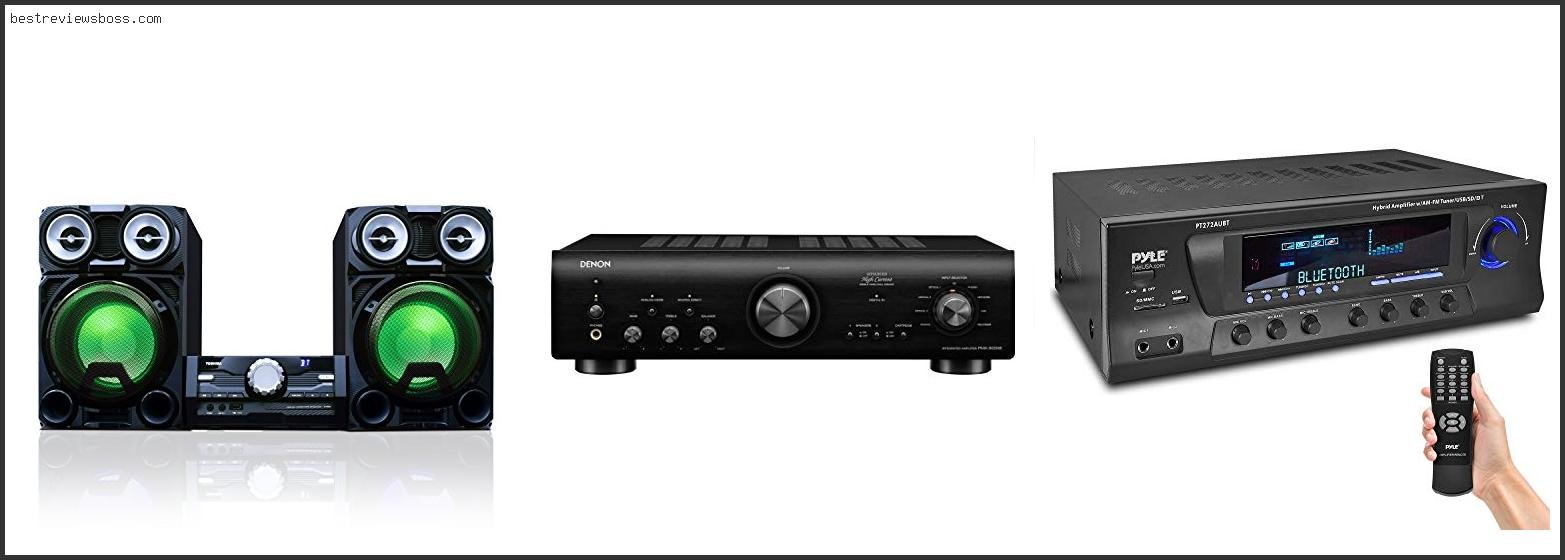 Top 7 Best Component Stereo System For 2022