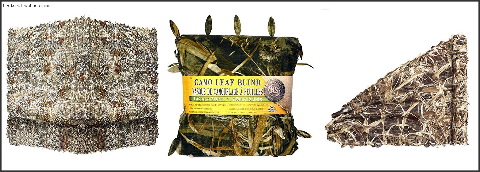 Top 7 Best Camo Netting For Duck Blind For 2022