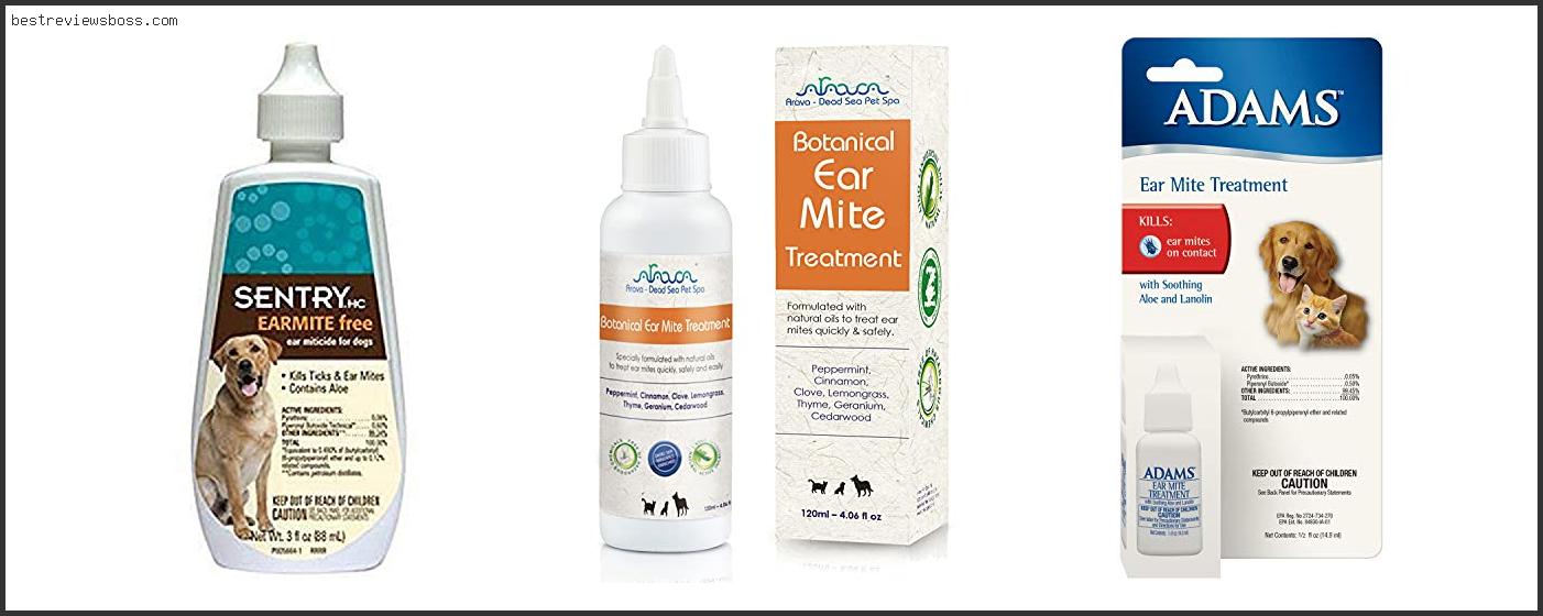 Best Ear Miticide For Dogs