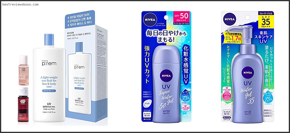 Top 7 Best Asian Sunscreen For Body For 2022