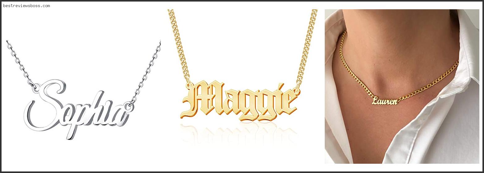 Top 7 Best Nameplate Necklace In 2022