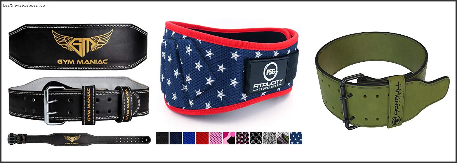 Top 7 Best Custom Weight Lifting Belts For 2022