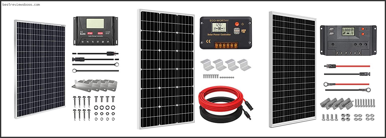 Top 7 Best 100 Watt Solar Panel Kit For 2022