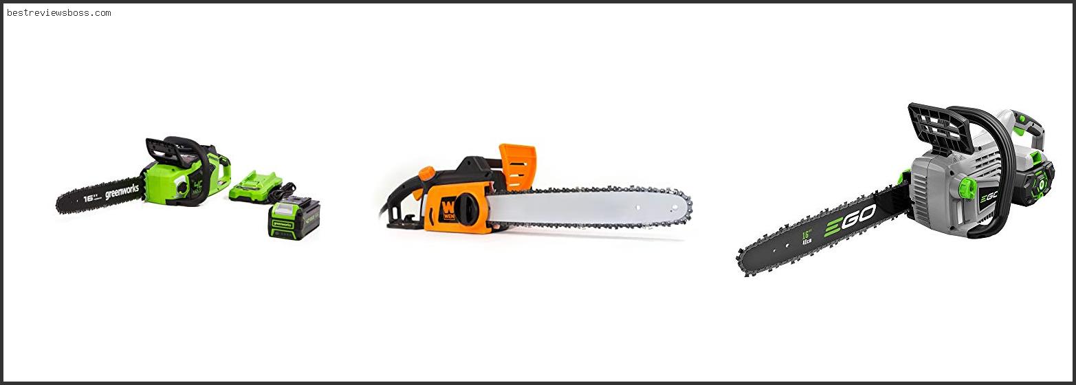 Top 7 Best 16 Inch Electric Chainsaw For 2022